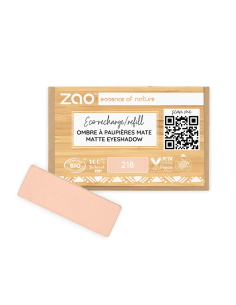 Zao Recarga Sombra Mate 218 Nude Abricot | EKIEKO