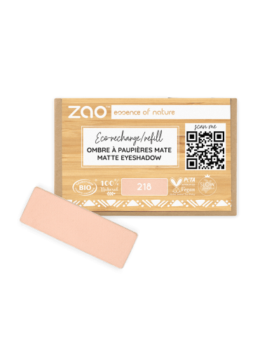 Zao Recarga Sombra Mate 218 Nude Abricot | EKIEKO