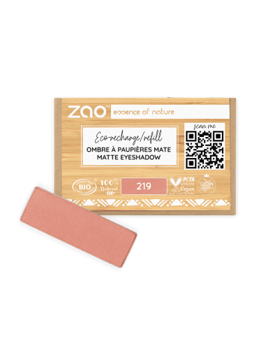 Ombretto Matte Refill 219 Rose Terracotta - ZAO Make Up | EKIEKO