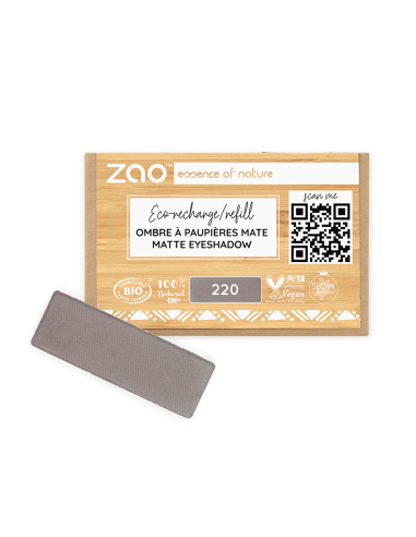 Zao Recarga Sombra Mate 220 Gris Taupe | EKIEKO
