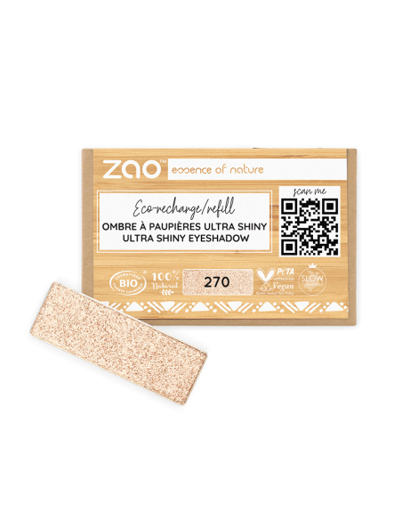 Zao Recarga Sombra Ultra Shiny 270 Champagne | EKIEKO