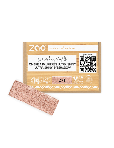 Zao Recarga Sombra Ultra Shiny 271 Cuivre Rosé | EKIEKO
