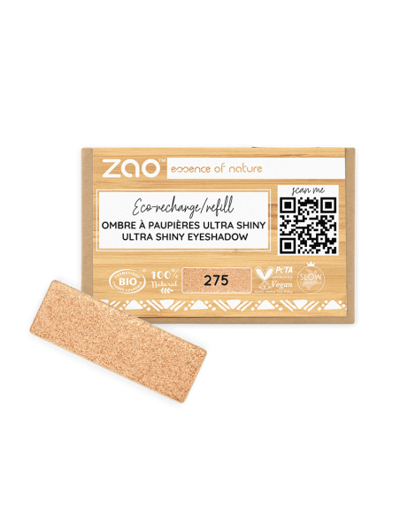 Zao Sombra Recarga Ultra Shiny 275 Orange Doré | EKIEKO