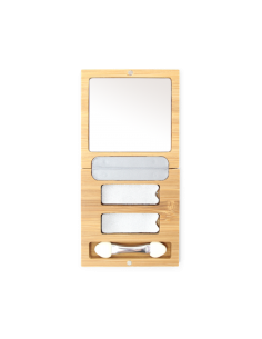 Bambú Box Dúo vacía + Aplicador - ZAO Make Up | EKIEKO