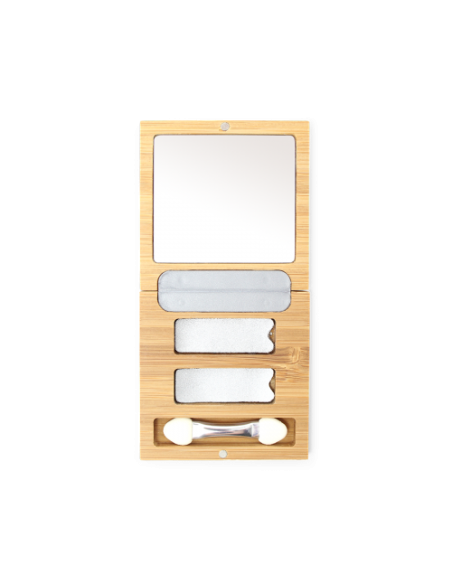 Bambú Box Dúo vacía + Aplicador - ZAO Make Up | EKIEKO