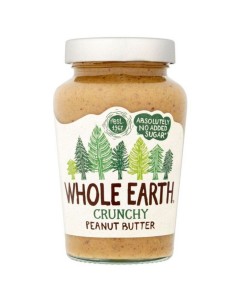 Beurre de cacahuète Crunchy Cream 454g | Whole Earth