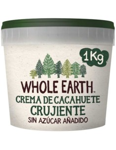 Beurre de cacahuète croquant 1kg | Whole Earth