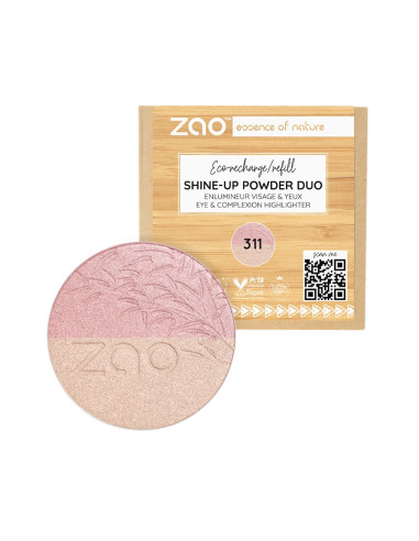 Zao Recarga Iluminador Compacto 311-Dúo | EKIEKO