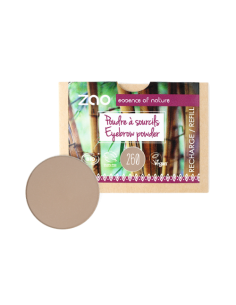 Polvo de cejas recarga ZAO 260 Rubia | EKIEKO