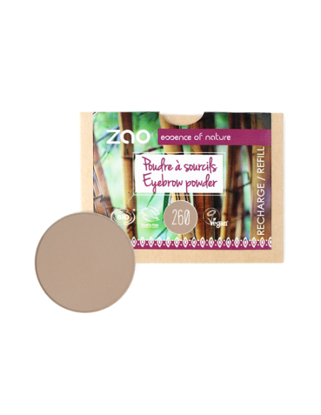 Polvo de cejas recarga ZAO 260 Rubia | EKIEKO