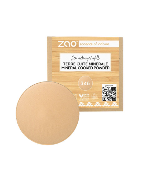 Zao Recarga Terracota Bio 346 Beige Clair | EKIEKO