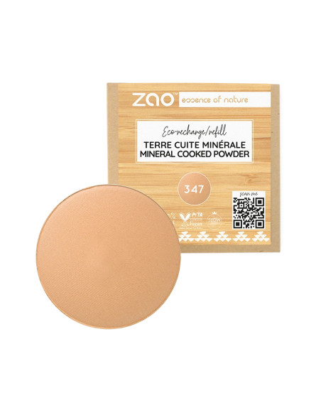 Zao Recarga Terracota Bio 347 Beige Abricot | EKIEKO