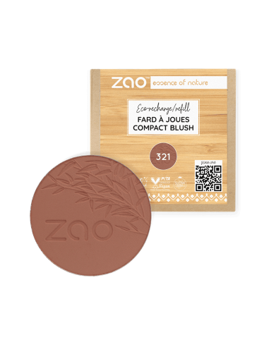 Recarga Colorete Compacto 321 Brun Orangé - ZAO Make Up | EKIEKO