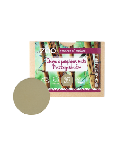 Zao Recarga Sombra Mate 207 Vert Olive | EKIEKO