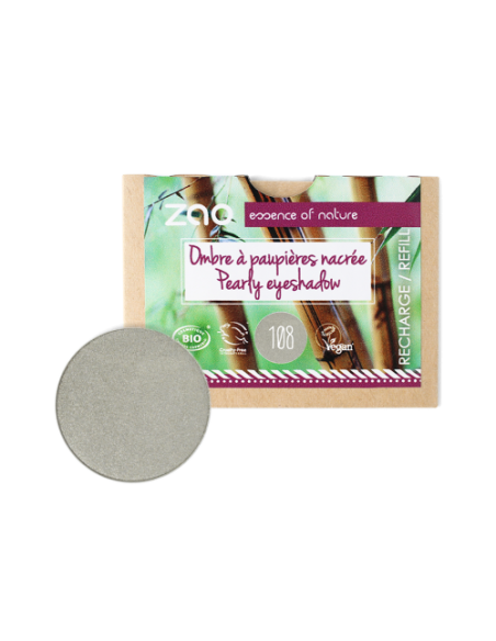 Zao Recarga Sombra Nacarada 108 Gris Vert | EKIEKO