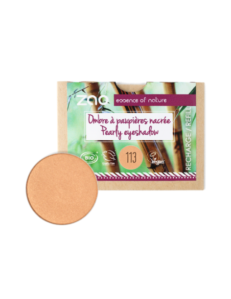 Sombra Recarga Nacarada 113 Or Cuivré - ZAO Make Up | EKIEKO