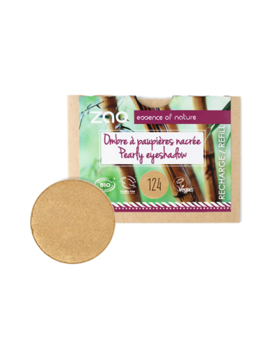 Zao Recarga Sombra Nacarada 124-Or - ZAO Make Up | EKIEKO
