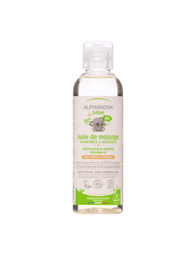 Aceite de Masaje Bebé Ecológico 100 ml - Alphanova | EKIEKO
