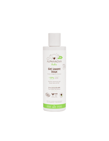 Gel de Baño Dermolimpiador Bebé Ecológico 200 ml - Alphanova | EKIEKO