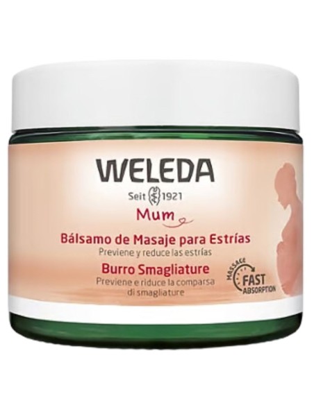 Stretch Mark Massage Balm 150ml | Weleda