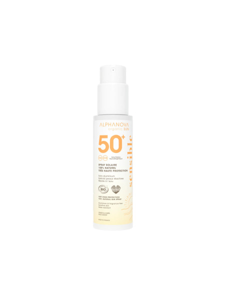 Spray Solar SPF50+ Piel Sensible Bio 100g | EKIEKO