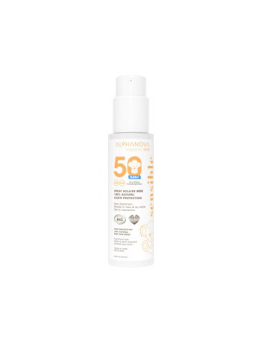 Spray Solar Bebé Bio SPF50 100g - Alphanova | EKIEKO