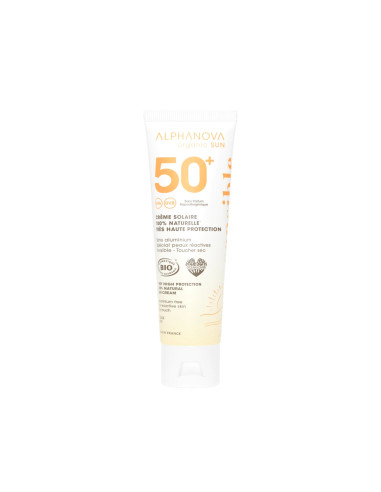 Crema Solar SPF50+ Piel Sensible BIO 50g Alphanova | EKIEKO