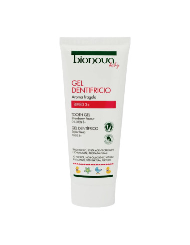 Gel Dentífrico Bebé Fresa 75 ml - Bionova | EKIEKO