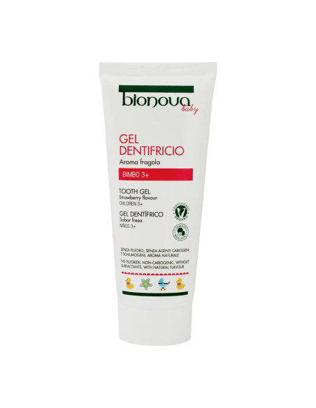 Gel Dentífrico Bebé Fresa 75 ml - Bionova | EKIEKO
