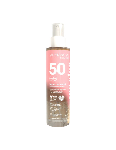 Agua Solar Bifásica SPF50 125ml Daily SU - Alphanova | EKIEKO