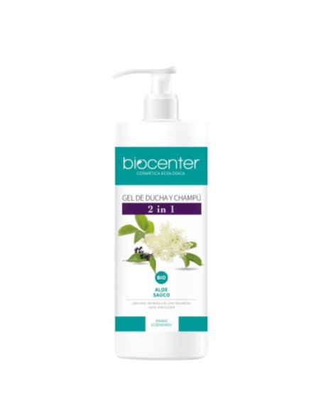 Gel de Duche e Champô Botânico Aloé Bio Vegan 500ml | Biocenter