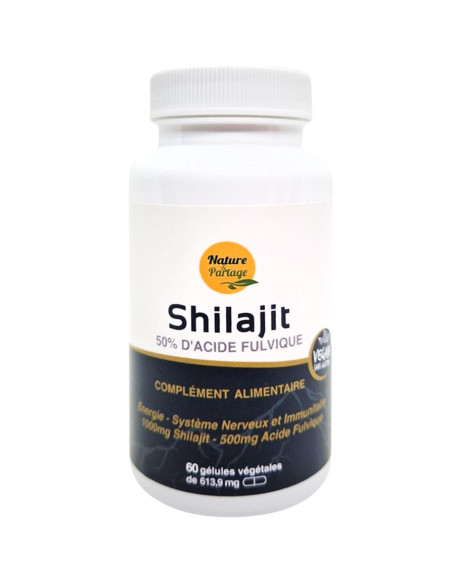 Shilajit 60caps Nature et Partage - cápsulas de shilajit natural | EKIEKO