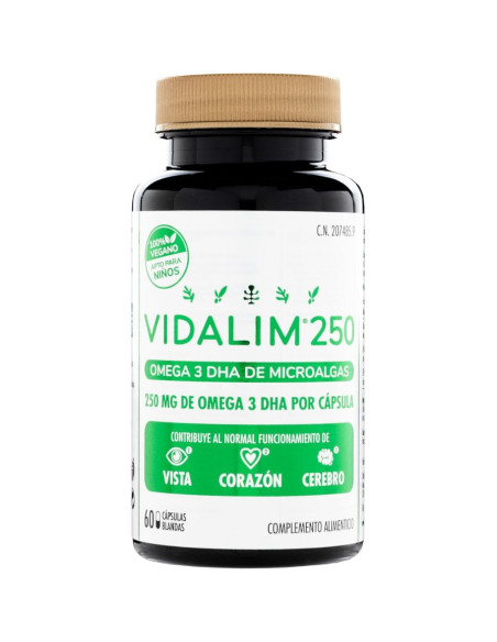 Vidalim Omega 3 250 DHA 250Mg 60caps - Vidalim | EKIEKO
