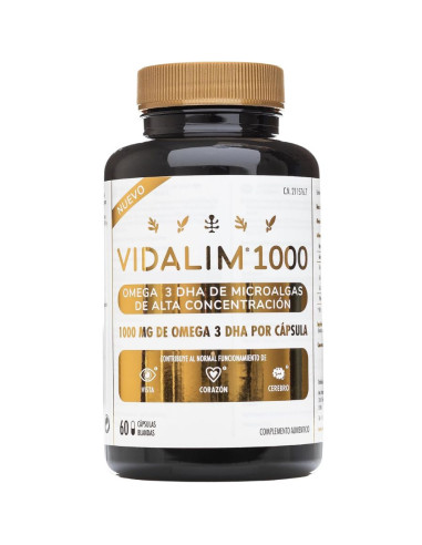 Vidalim Omega 3 1000 DHA 60caps - Vidalim | EKIEKO