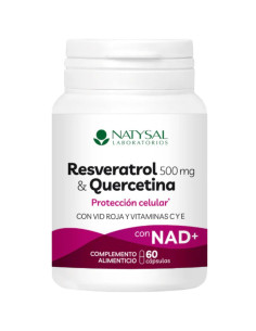 Resveratrol 500Mg Quercitina con NAD 60caps Natysal | EKIEKO