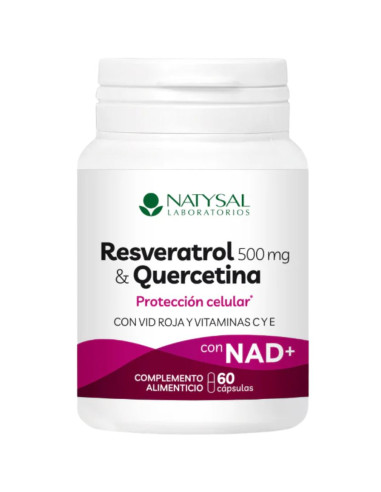 Resveratrol 500Mg Quercitina con NAD 60caps Natysal | EKIEKO