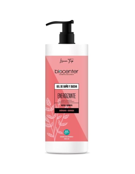 Top Vegan Organic Cranberry Energising Bath & Shower Gel 500 ml | Biocenter