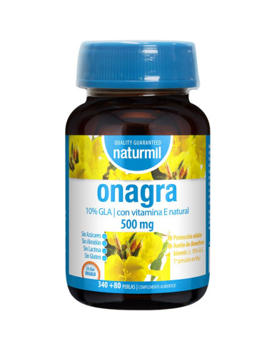 Onagra 500Mg 420 perlas Naturmil - Aceite de onagra en perlas | EKIEKO