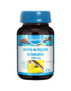 Aceite de Higado de Bacalao 1000Mg 90 perlas Naturmil | EKIEKO