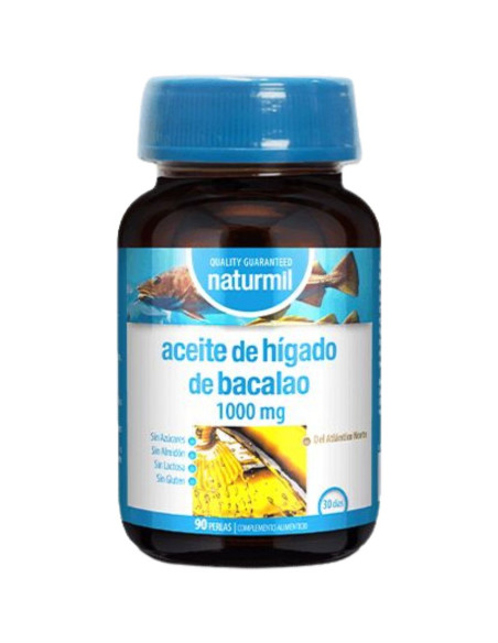 Aceite de Higado de Bacalao 1000Mg 90 perlas Naturmil | EKIEKO