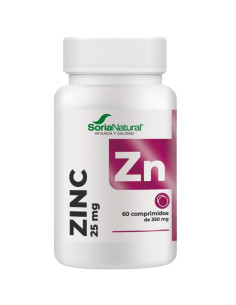 Zinc Liberación Sostenia 60comp Soria Natural | EKIEKO