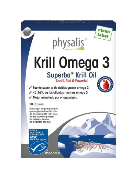 Krill Omega 3 60caps Physalis | EKIEKO