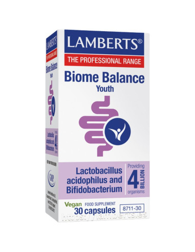 Biome Balance Youth Vegan 30caps Lamberts | EKIEKO