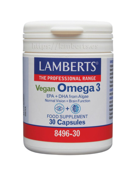 Omega 3 Vegan 30caps Lamberts | EKIEKO