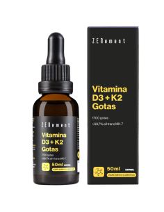Vitamina D3 K2 Gotas 50ml ZENement | EKIEKO
