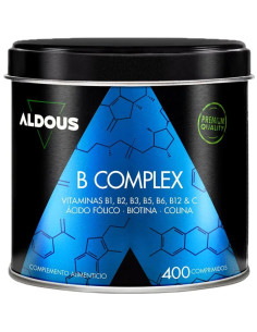 Vitamina B Complex con Vitamina C 400comp Aldous Bio | EKIEKO