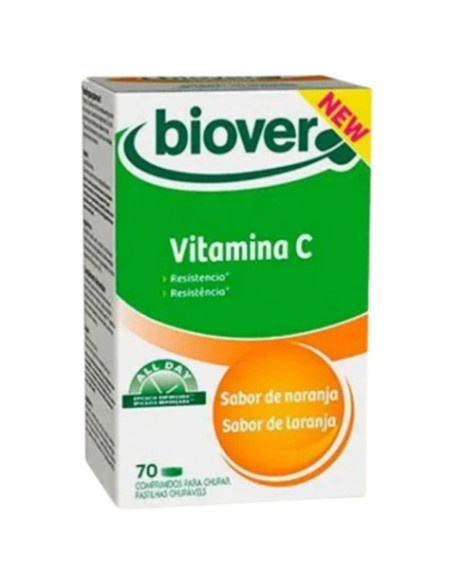 Vitamina C Naranja 180Mg 70comp Biover | EKIEKO