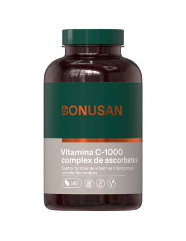Vitamina C-1000 Ascorbates 180comp Bonusan | EKIEKO