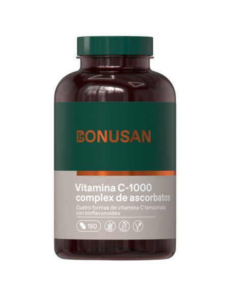 Vitamina C-1000 Ascorbates 180comp Bonusan | EKIEKO