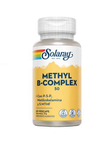 Methyl B-Complex 50 60caps Solaray - Complejo B metilado | EKIEKO